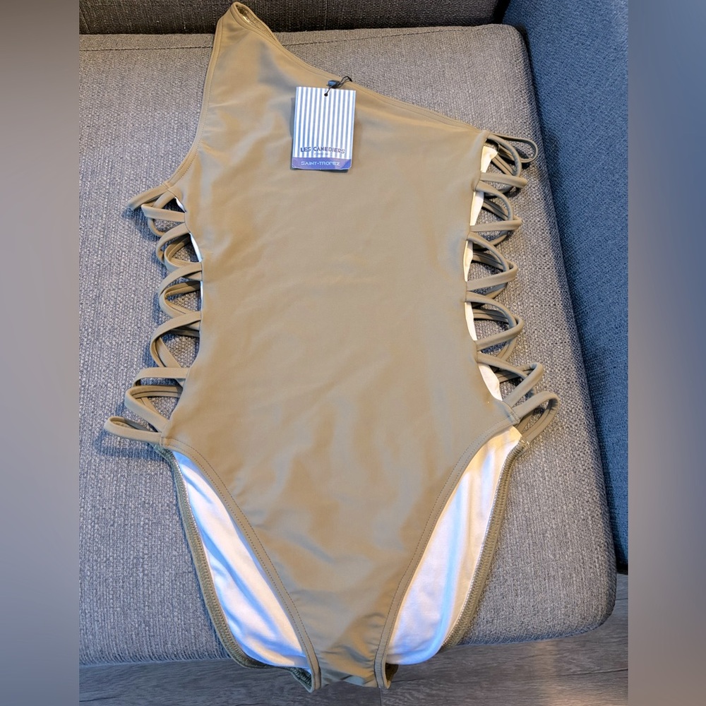 Les Canebiers Saint-Tropez - Khaki One Piece 42 NWT